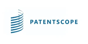 Logo de Patentscope, base de datos de patentes internacionales.