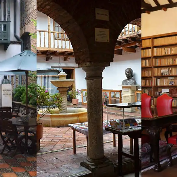 Casa patrimonial de la Universidad de América en el centro histórico de Bogotá.