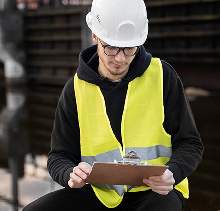 maestria en ingenieria de yacimientos profesional en campo revisando datos