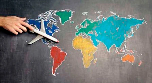 Mapa de movilidad internacional para internacionalización UAmérica