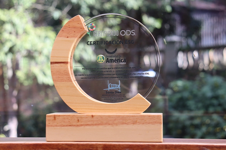 Certificación ODS y EGS de la Universidad de América