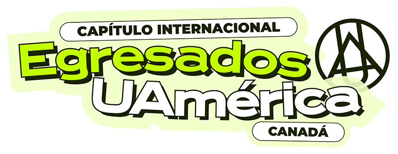 Capítulo Internacional Egresados UAmérica Canadá logo oficial de la Universidad de América