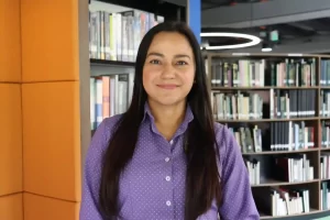 Astrid Gómez, egresada de Ingeniería de Petróleos de la Universidad de América.
