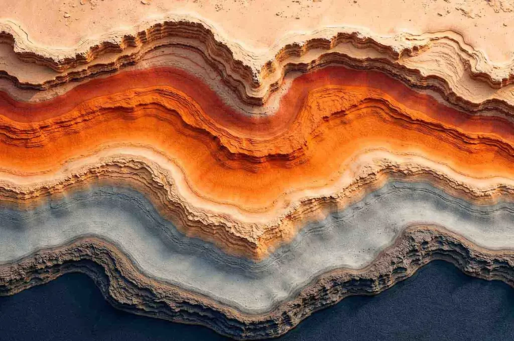 Geología petrolera para no geólogos en formación de estratos sedimentarios y capas geológicas