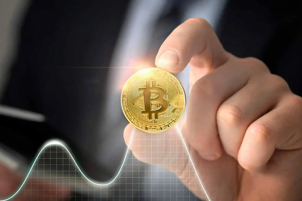 Ilustración conceptual sobre Bitcoin corporativo y el modelo financiero de Strategy en los mercados globales.