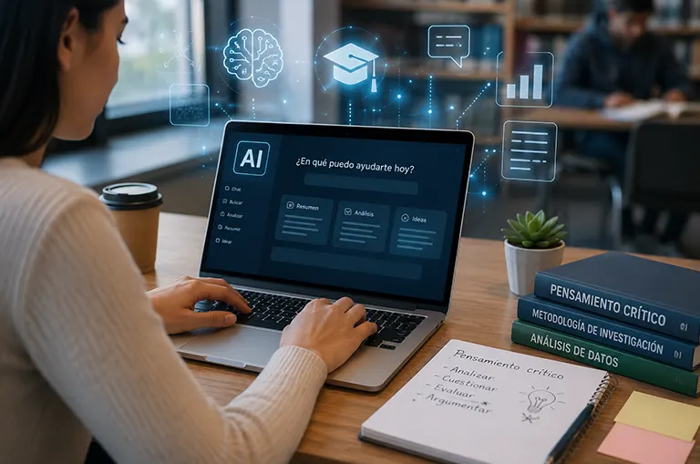 La inteligencia artificial está transformando la educación, impulsando nuevas formas de aprender y fortaleciendo competencias como el pensamiento crítico, la creatividad y el análisis.